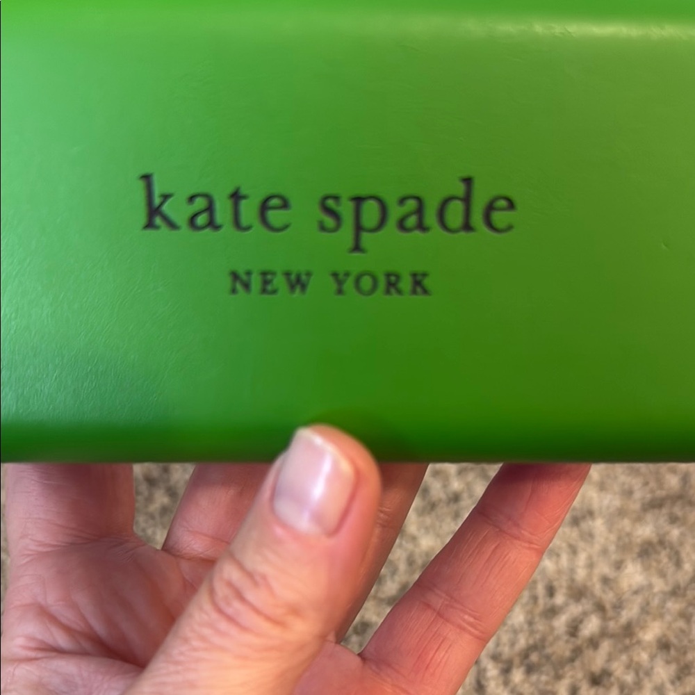 Kate Spade Green Glasses Case - Picture 2 of 7